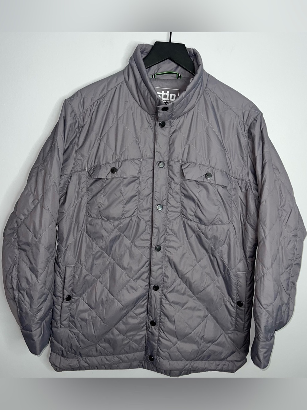 Stio Skycrest Insulated Snap Shirt Mens Medium Grey